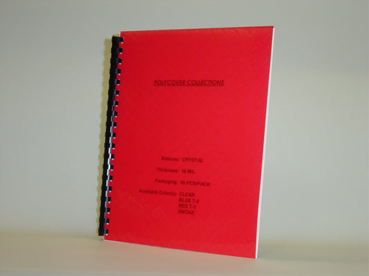 Polycovers, Embossed 100 Piece Pack Various Sizes, Colors, & Options