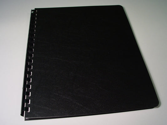 Composition Black Leatherette Covers 100 Piece Pack