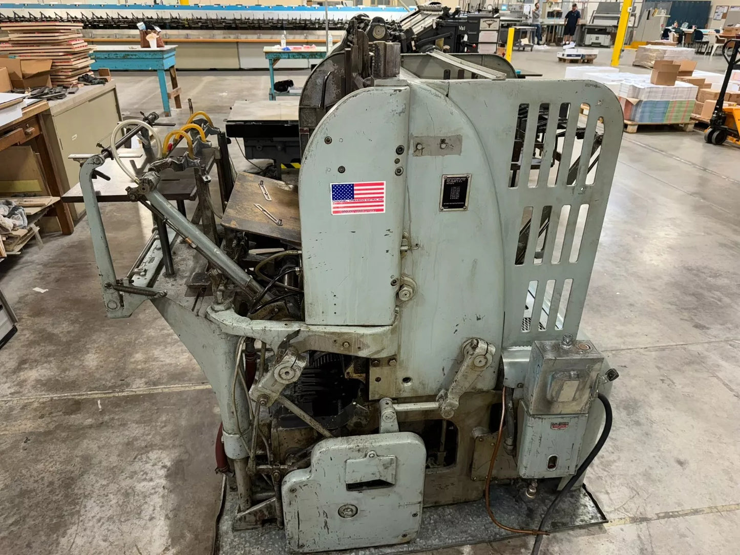 Miehle V50 Vertical Letterpress for Perfing, Scoring, Numbering, Crash Numbering