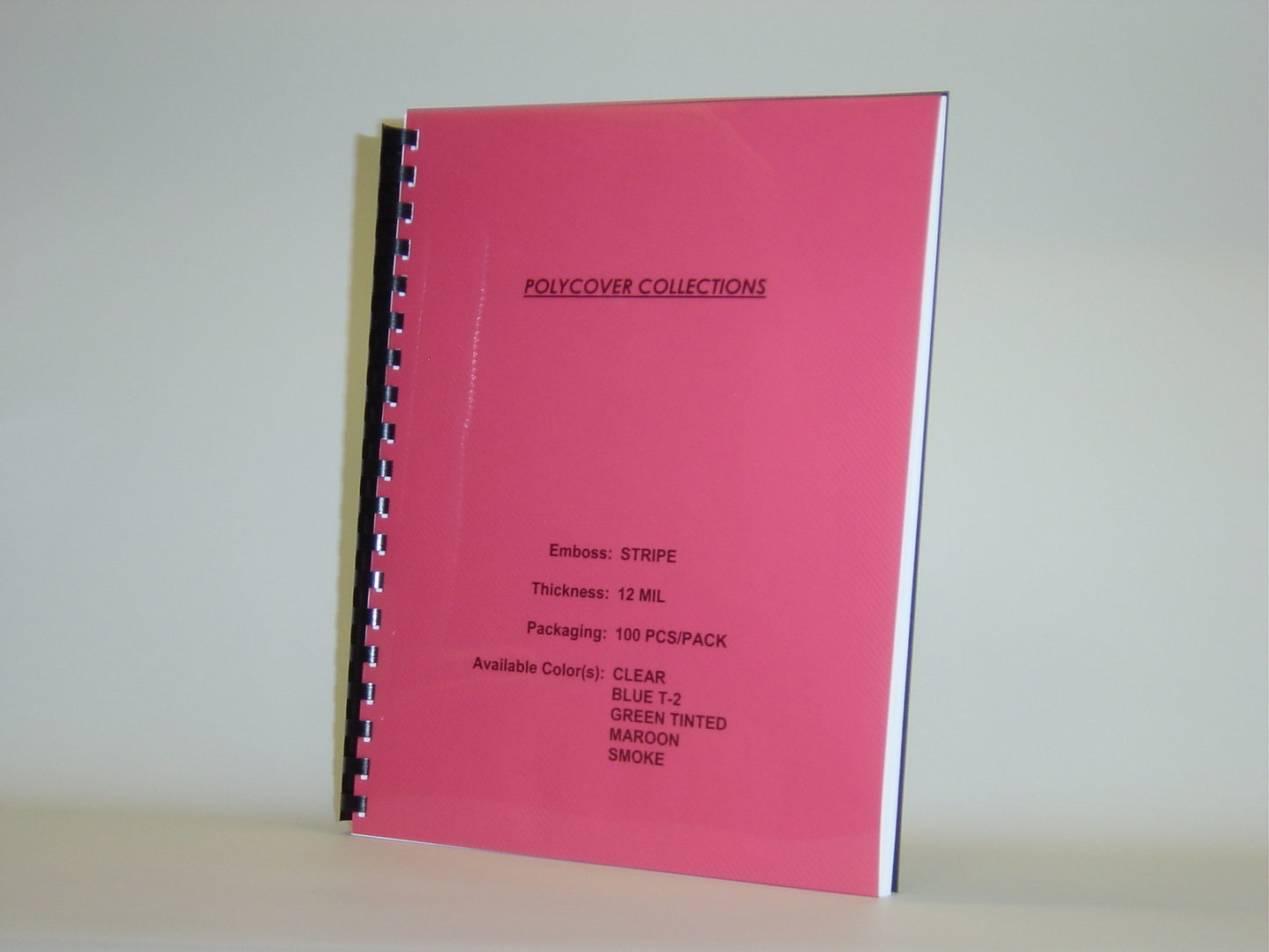 Polycovers, Embossed 100 Piece Pack Various Sizes, Colors, & Options