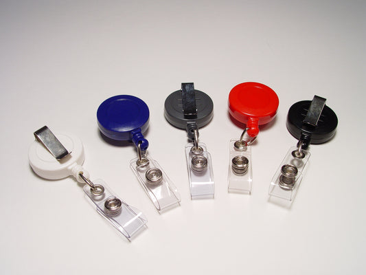 Retractable ID Badge Holders Priced in 100 Piece Pack