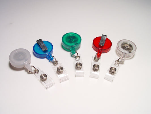 Retractable ID Badge Holders Priced in 100 Piece Pack
