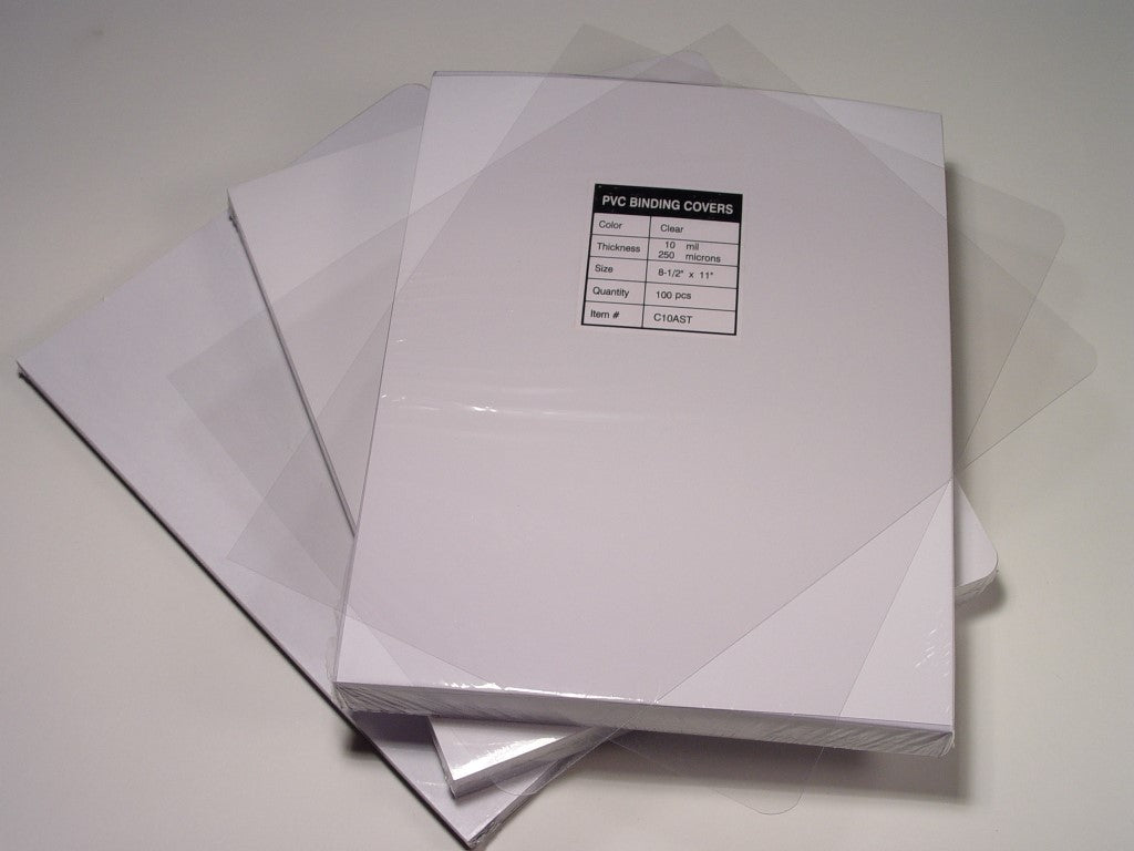 Clear Covers (PVC) with Tissue 100 Piece Pack