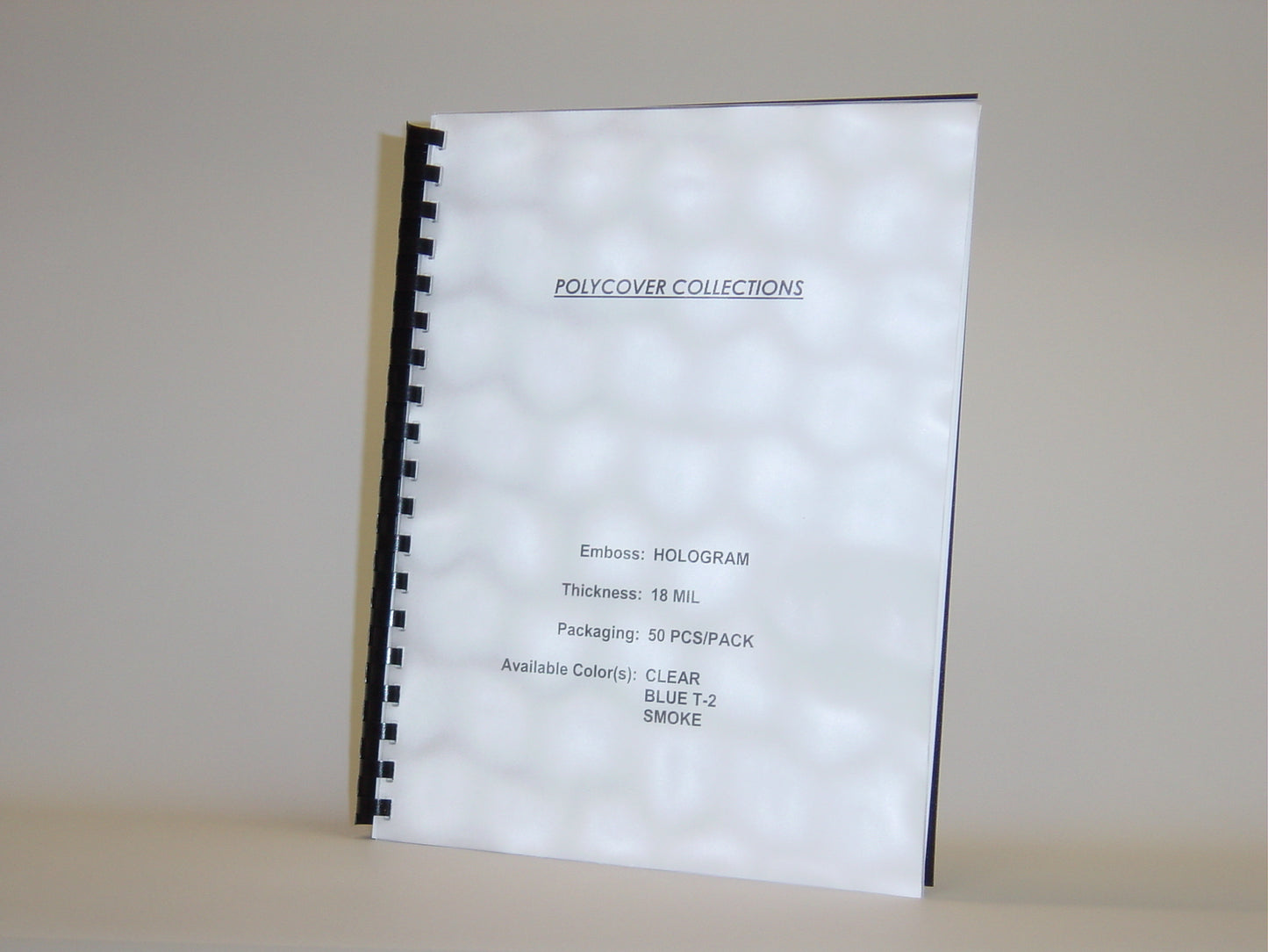 Polycovers, Embossed 100 Piece Pack Various Sizes, Colors, & Options