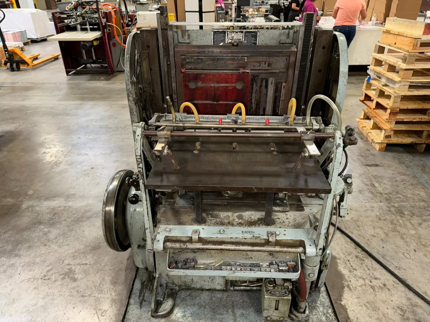 Miehle V50 Vertical Letterpress for Perfing, Scoring, Numbering, Crash Numbering